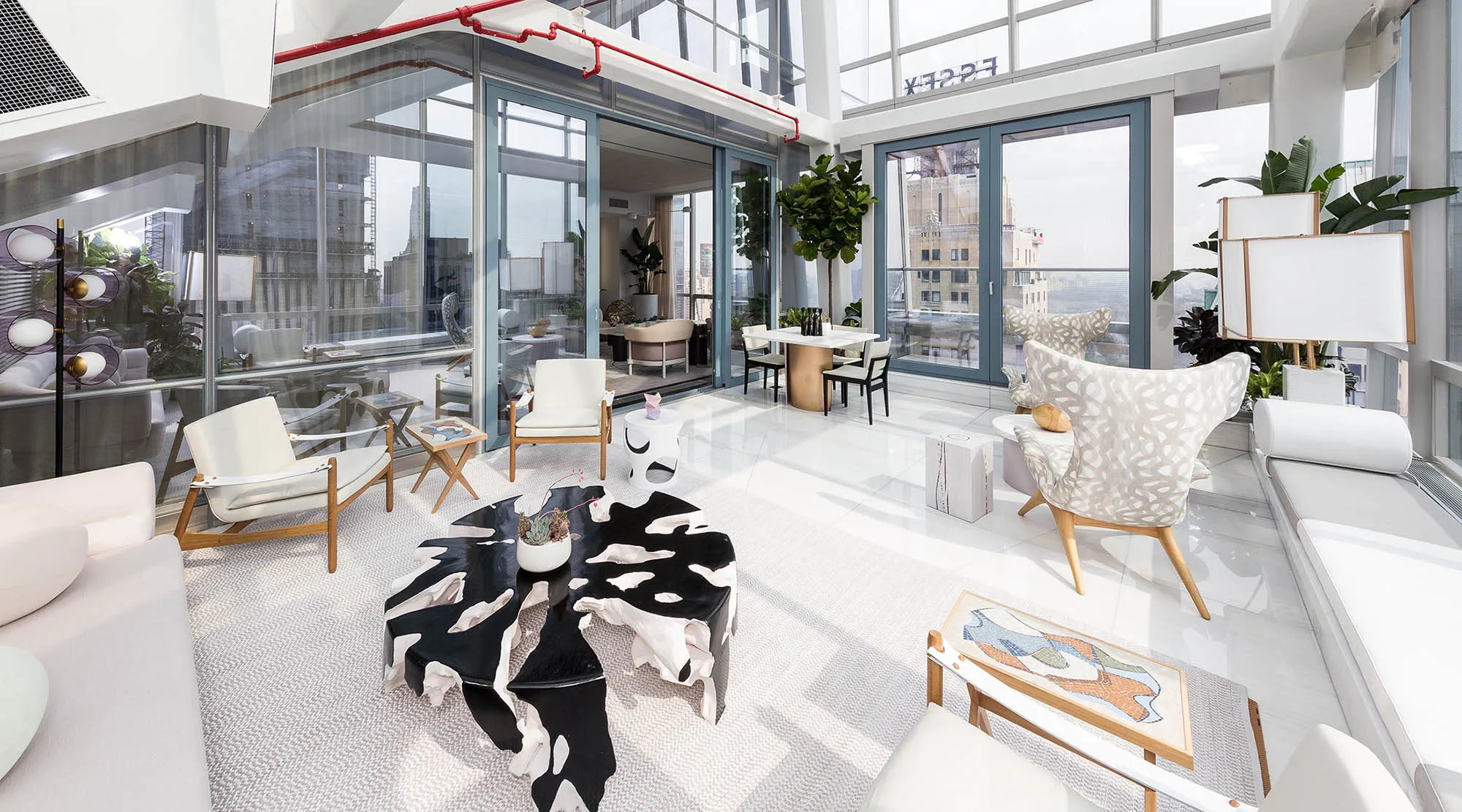 Inside of the apartment unit at ONe57 in New York City in New York, U.S., on Saturday, April. 12, 2018.