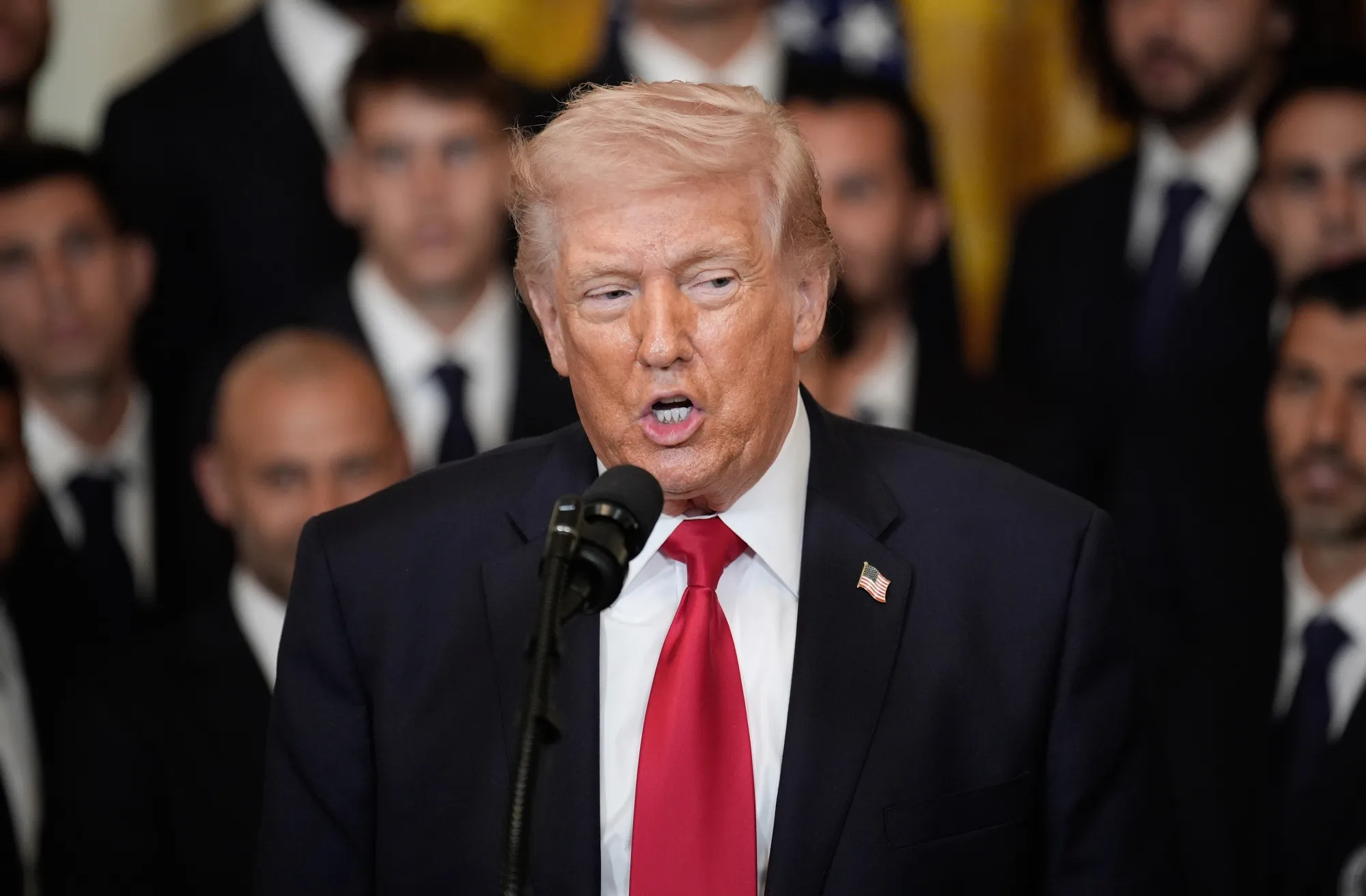 Donald Trump at the White House on March 5.