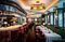 The bar in the center of the room at the Ivy is one of the best places to sit.