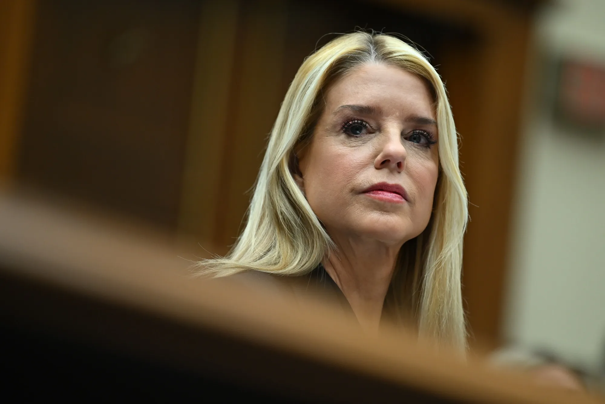 US Attorney General&nbsp;Pam Bondi&nbsp;during a House Judiciary Committee hearing in Washington on Feb. 11.