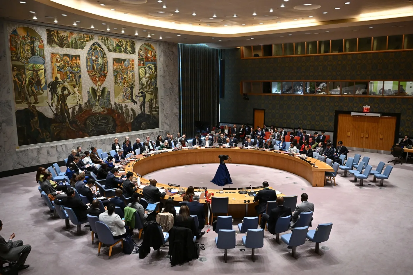 The United Nations Security Council at UN headquarters in New York.