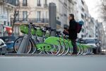 This lucky Parisian seems to have found a bikeshare station that's working.