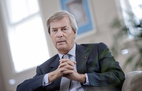 Vivendi SA Chairman Vincent Bollore