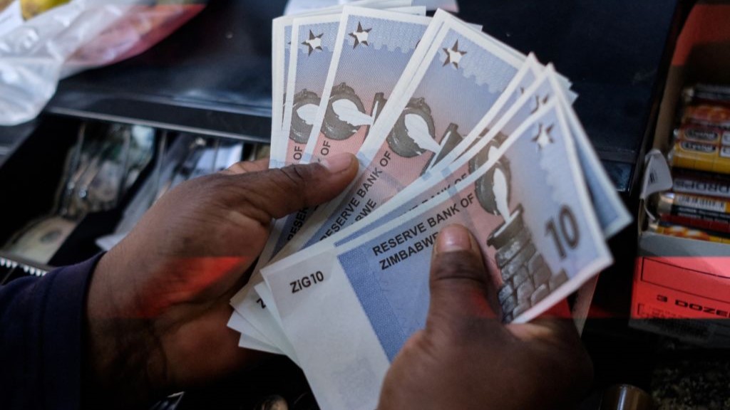 Watch Zimbabwe’s ZiG Posts Rare Rise Against the Dollar