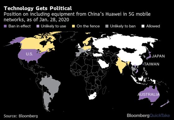 U.S. Disappointed as Johnson Gives Huawei Partial 5G Role