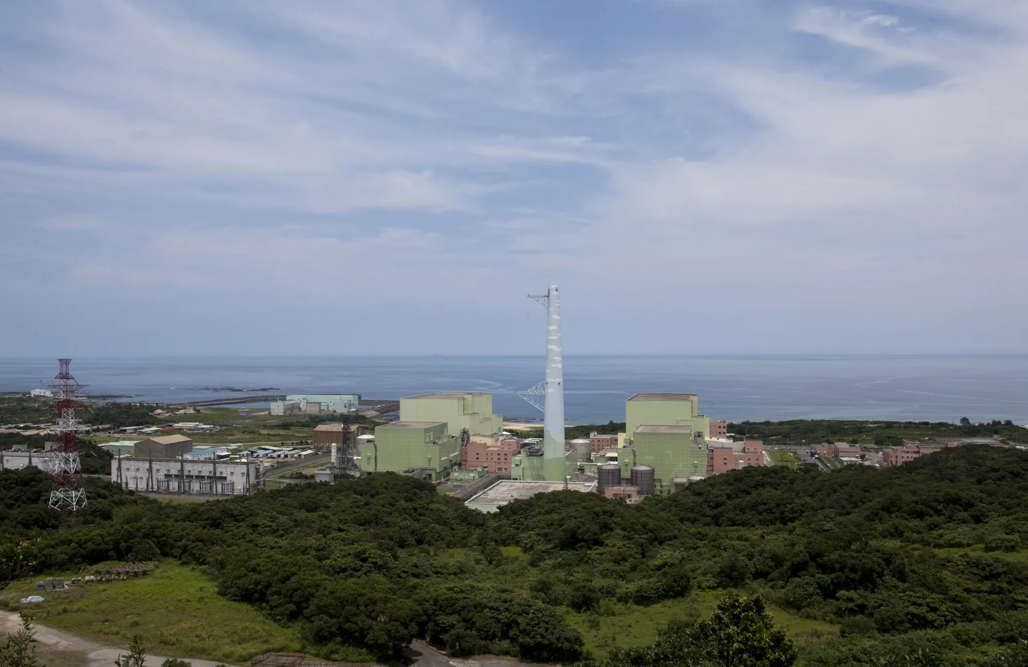 The Lungmen Nuclear Power Plant in Gongliao.