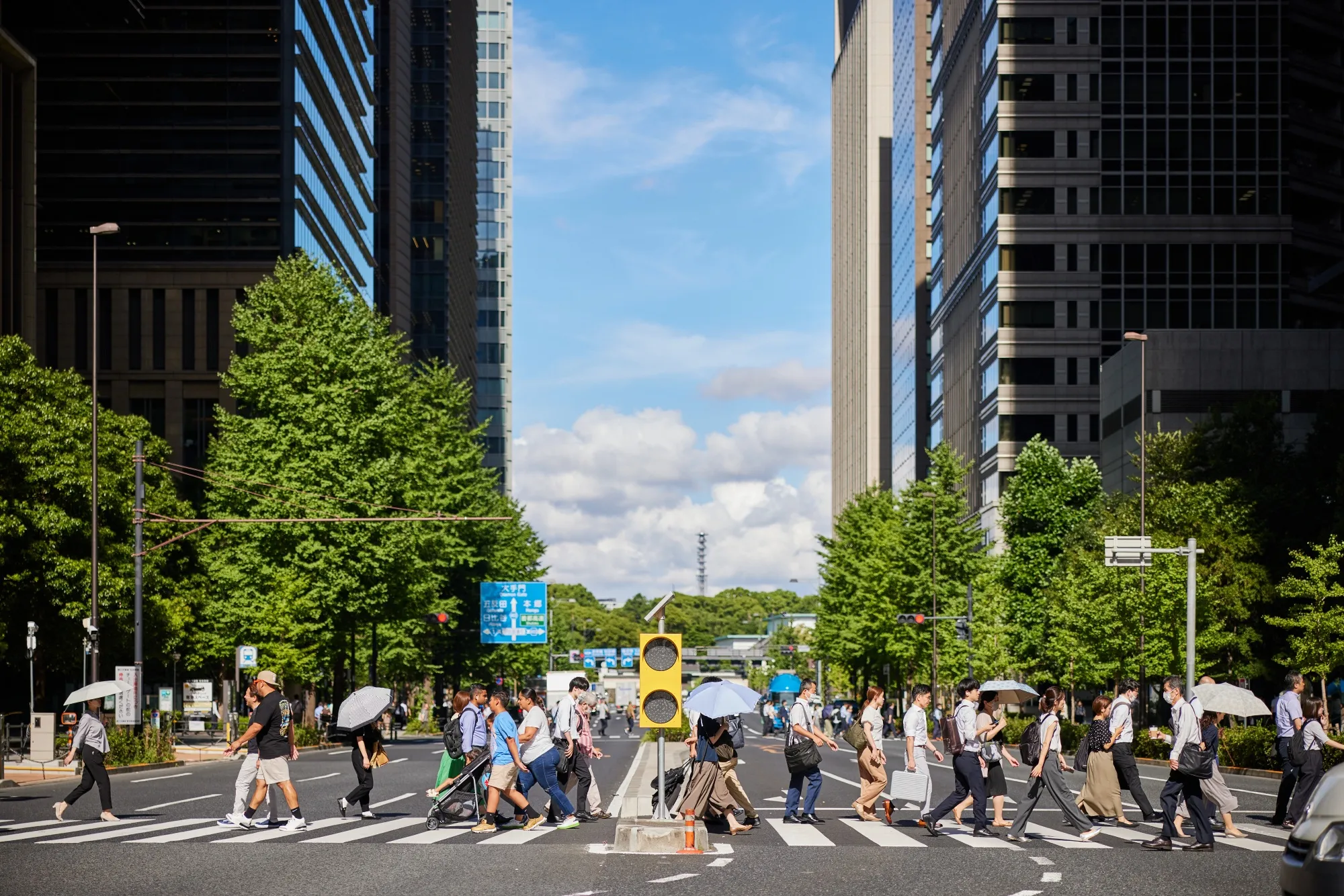 Morning commuters in Tokyo.&nbsp;