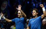 Nadal and Federer first teamed up for a doubles match in the 2017 Laver Cup.