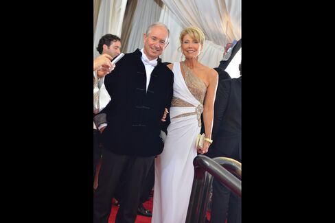 Steve and Christine Schwarzman. Photographer: Amanda Gordon/Bloomberg