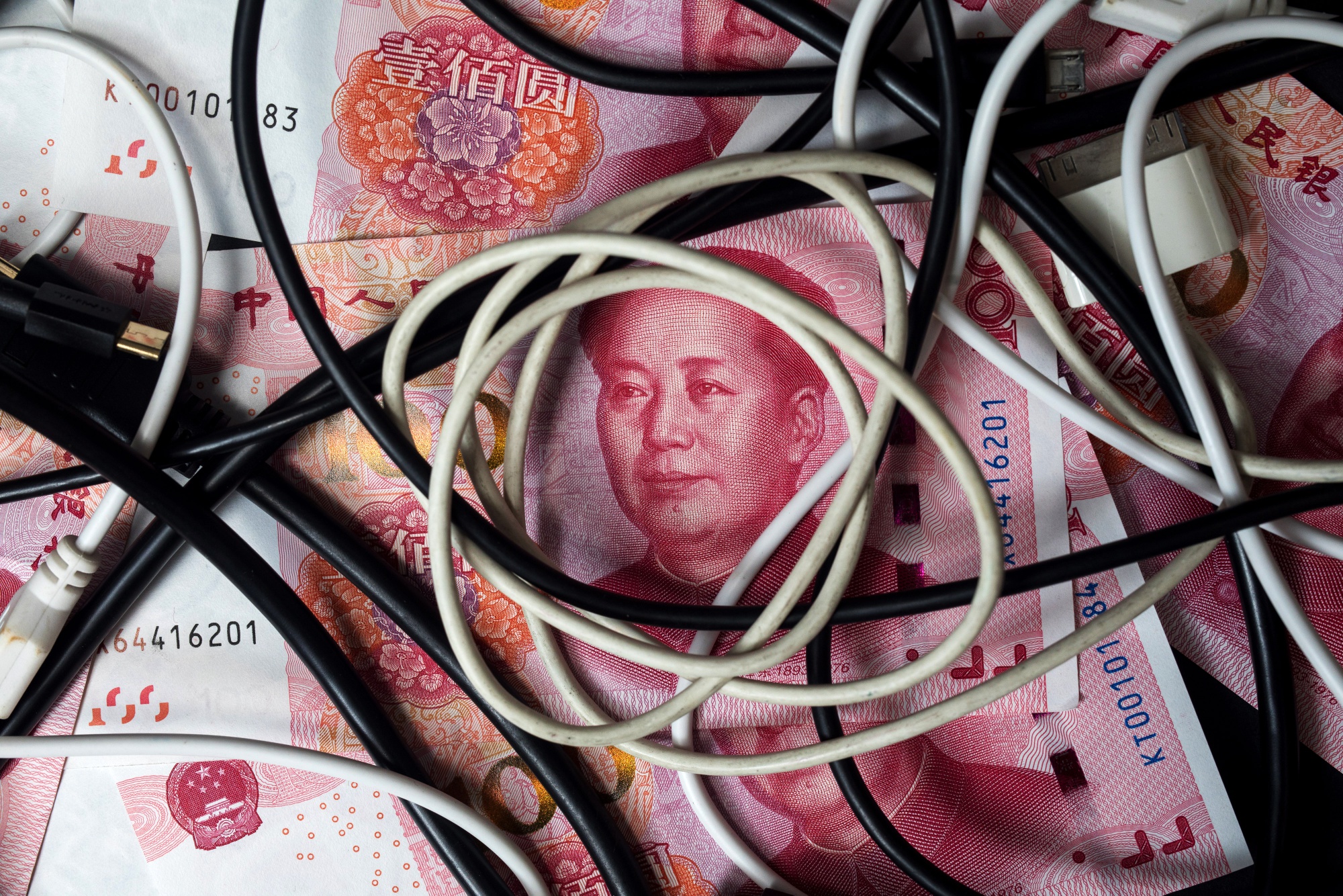 Chinese Yuan, Hong Kong Dollar and U.S. Dollar Banknotes
