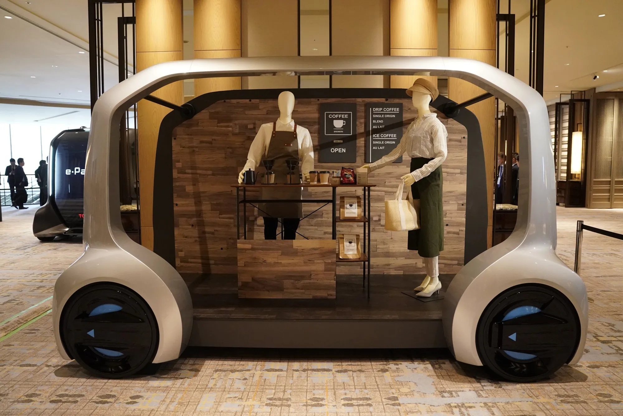 Toyota’s e-Palette will shuttle Olympic athletes and staff.