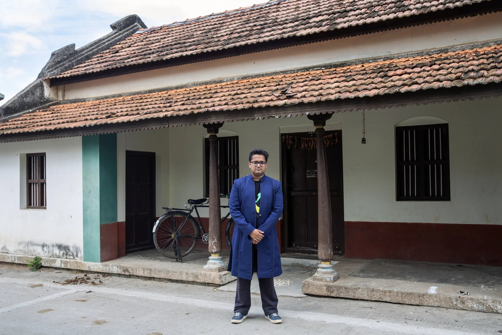Karya Inc. co-founder Manu Chopra in rural&nbsp;Karnataka, India, on&nbsp;Sept. 25.