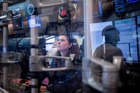 Traders On The Floor Of The New York Stock Exchange As Fed Chair Powell Holds New Conference