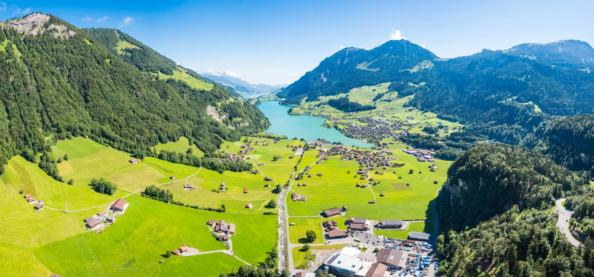 View of&nbsp;Lake Lungern from the Bruenig massif
&nbsp;
