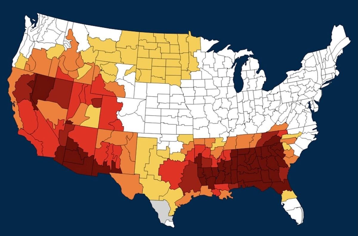 Real-Time Temperature Maps Show Climate Change Impacts - Bloomberg