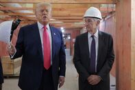 President Trump Visits Federal Reserve
