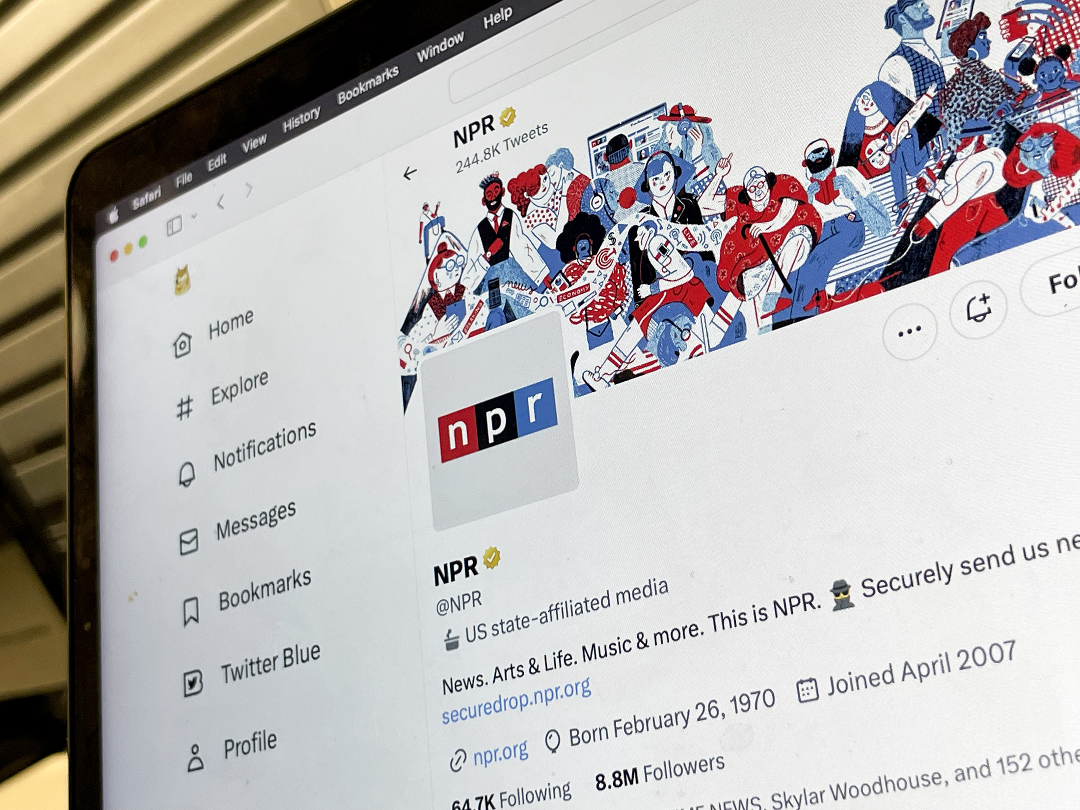 Twitter strips labels from NPR, PBS and Russia and China accounts