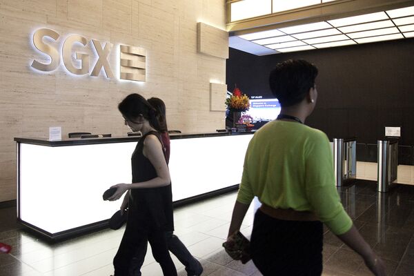SGX CEO Loh Boon Chye Attends Second-Quarter Earnings News Conference