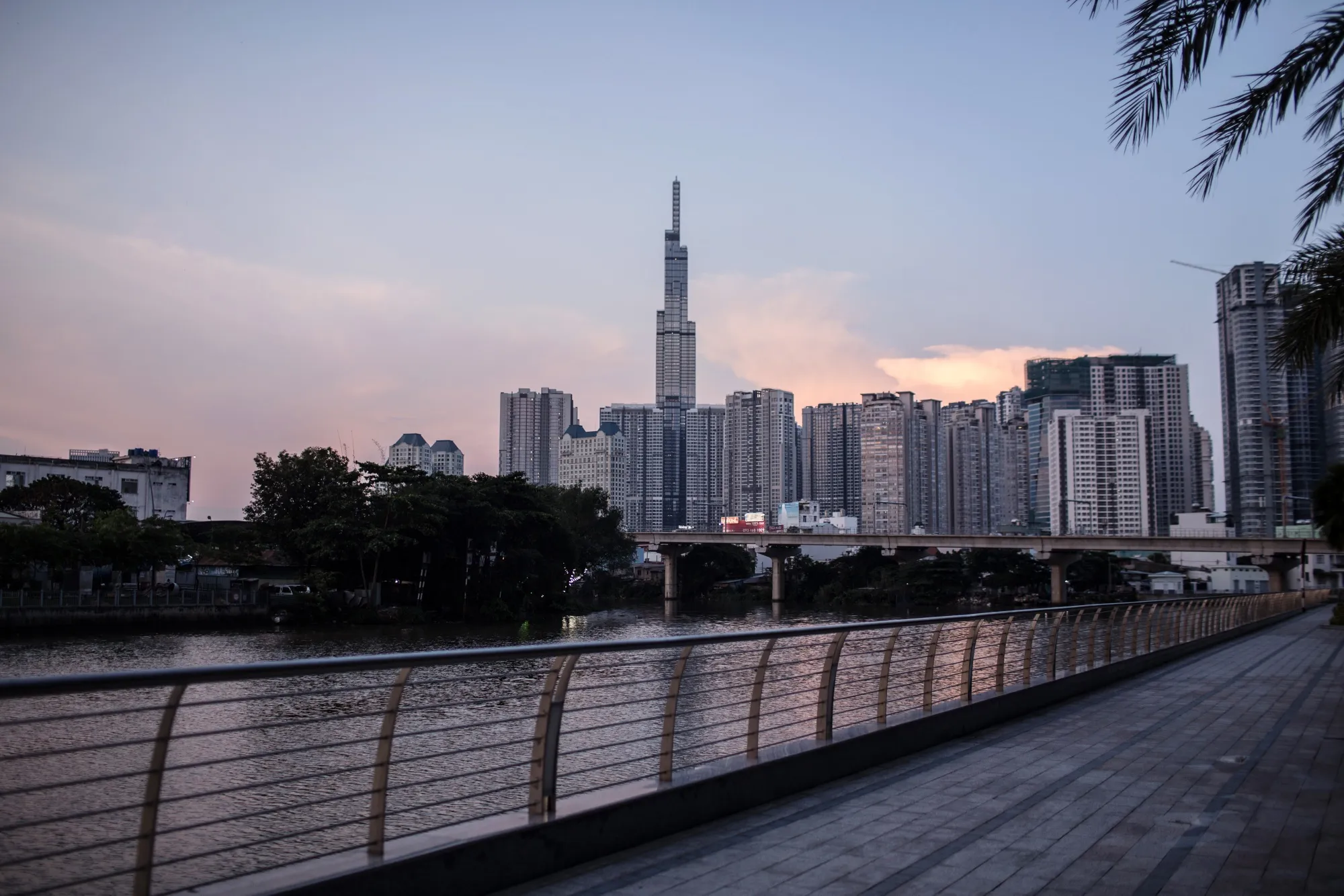 The Landmark 81, developed by Vinhomes JSC, center, stands in Ho Chi Minh City, Vietnam.