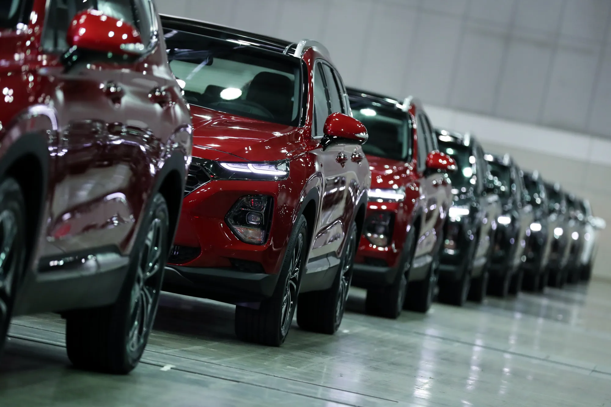 Hyundai Santa Fe in 2018.