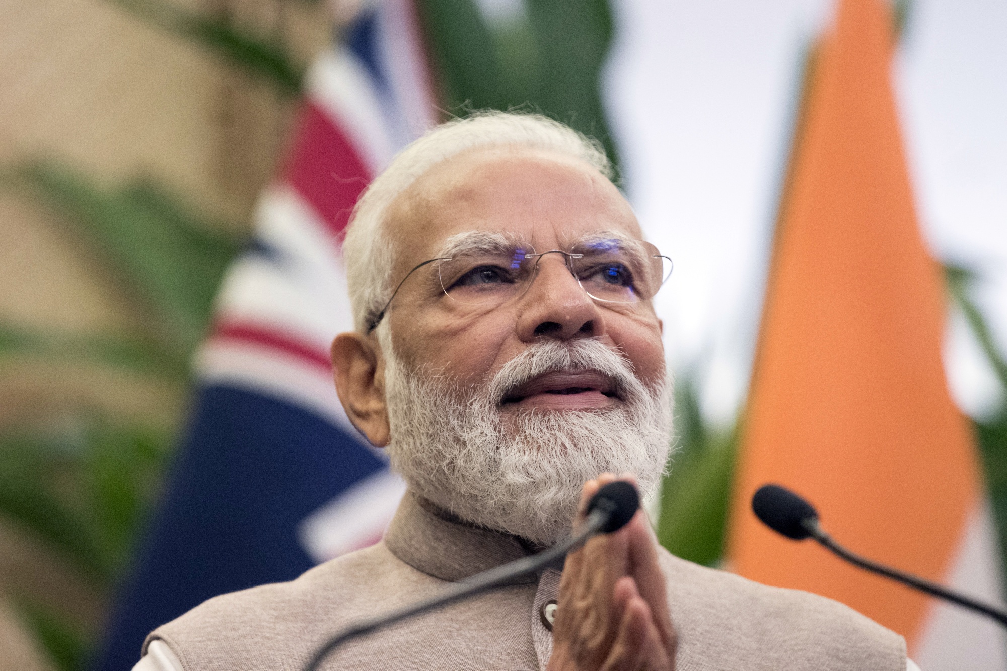 Narendra Modi during a visit to Sydney, Australia, on May 24.
