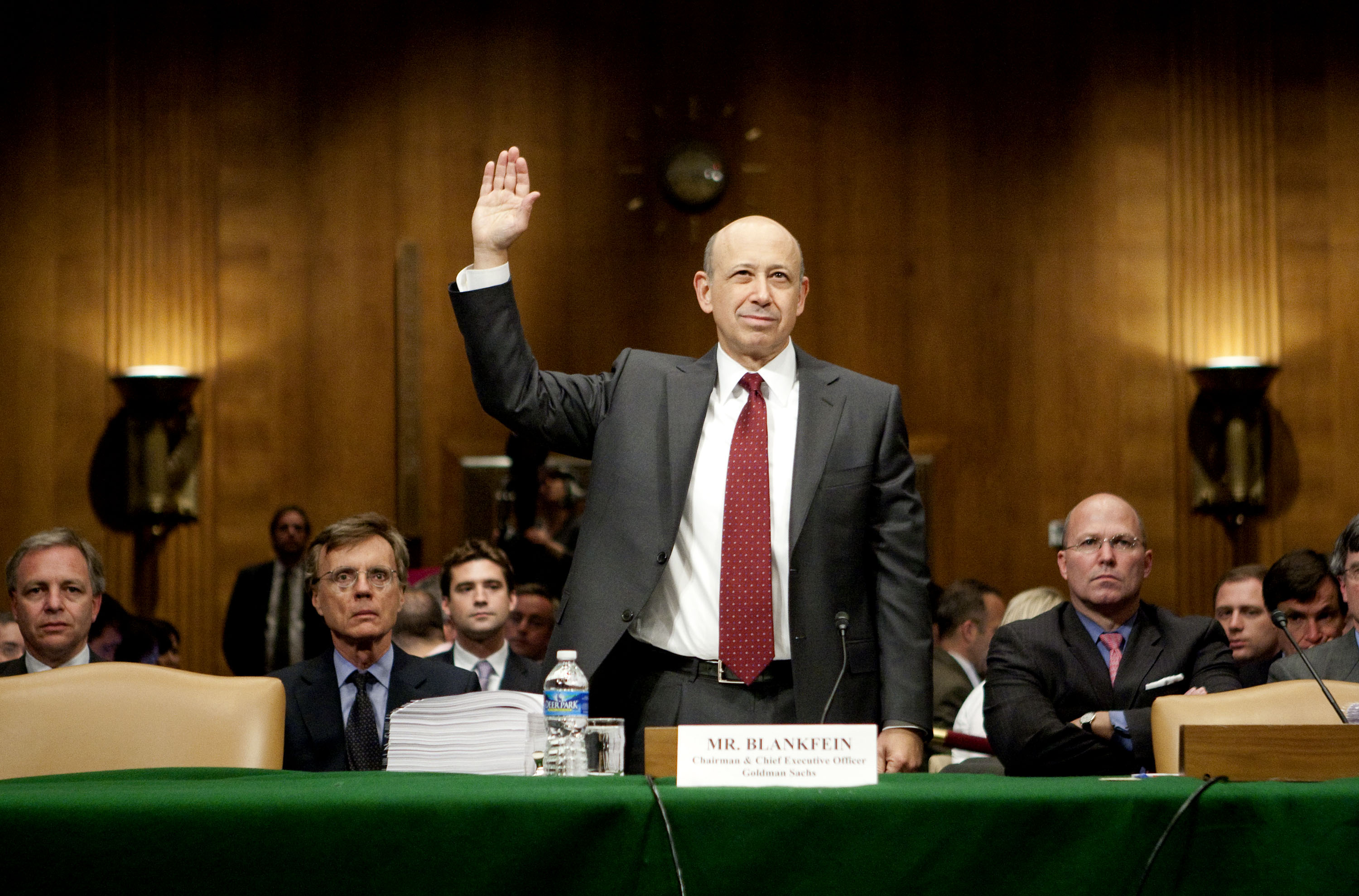 Goldman Sachs is going off with Levin in a post emergency account