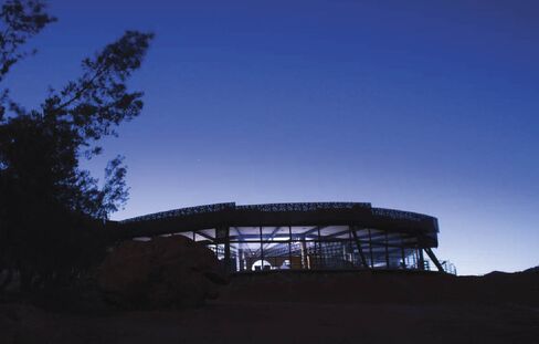 Nightfall at the trailblazing vineyard, Decantos Vinícola.