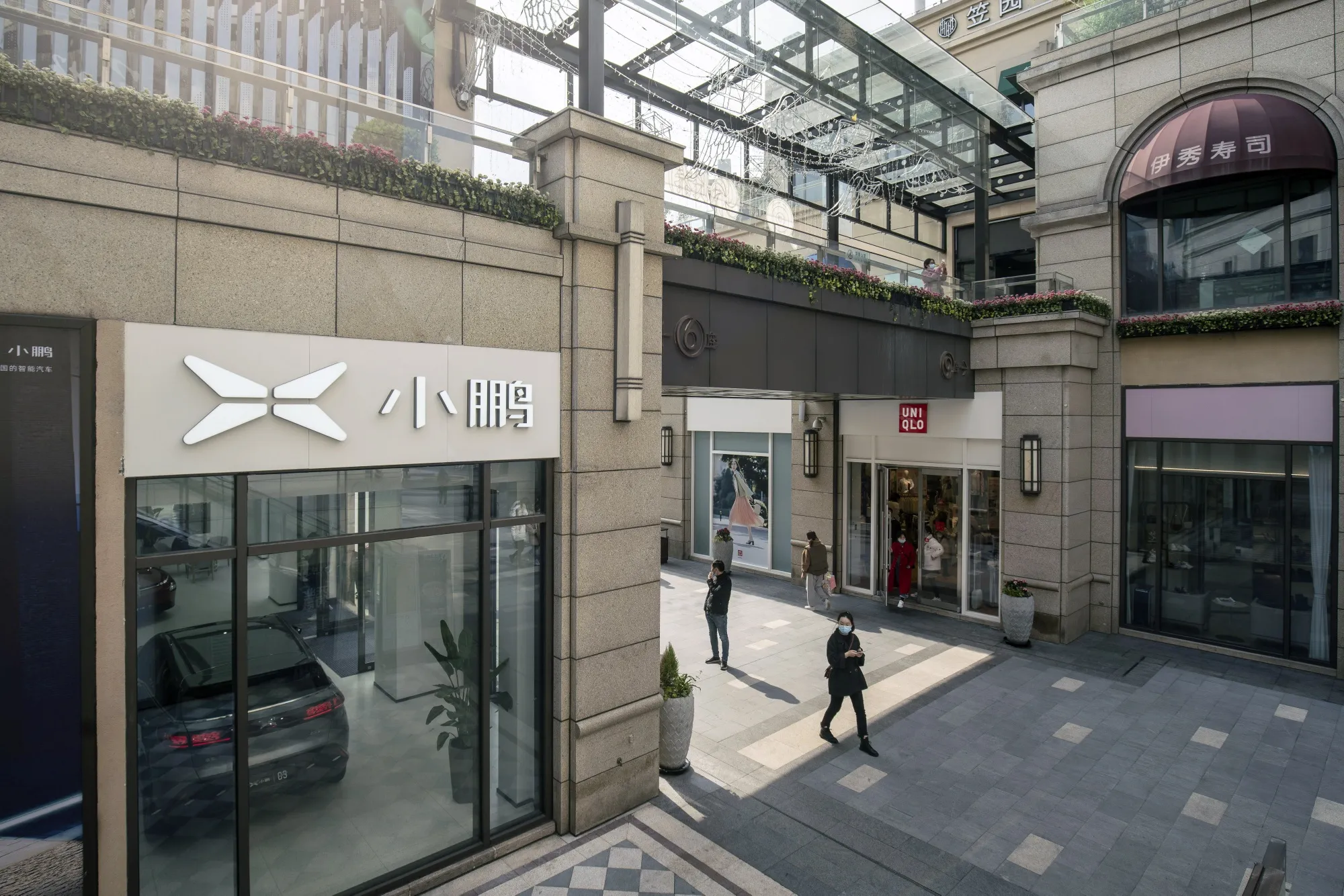 An XPeng Inc. showroom&nbsp;in Shanghai.