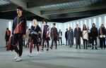 Models walk the runway at the Under Armour UAS Fall 2016 Collection showing on Sept. 15, 2016.
