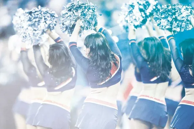 The Buffalo Jills at Toronto's Rogers Centre on Dec. 3, 2009