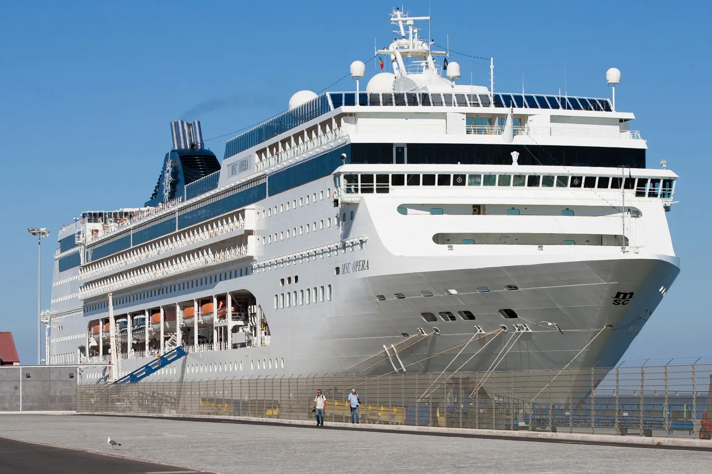 The&nbsp;MSC Opera cruise ship.