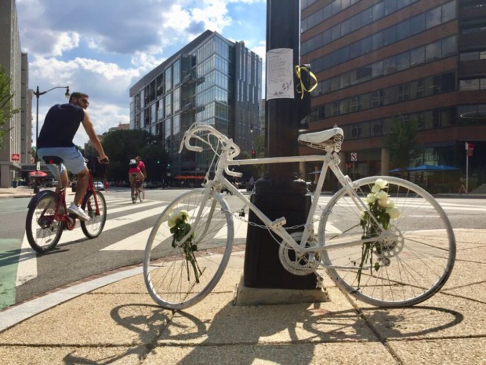 white painted bikes