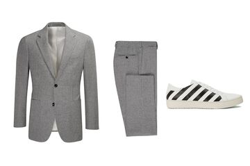 suit with sneakers 219
