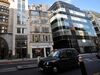 Mersey House (left) and the former Daily Express building (centre) which is linked by a walkway over Shoe Lane (concealed) to the Goldman Sachs complex of offices in Fleet Street, London. (Photo by Fiona Hanson/PA Images via Getty Images)