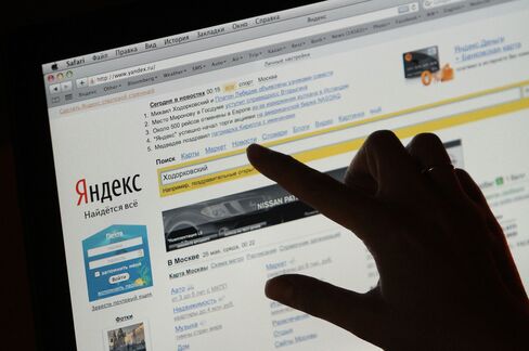 Barclays Touts Yandex After Slump on Ad Market