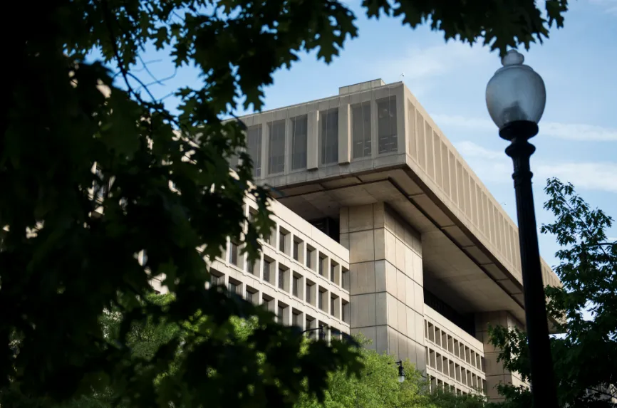Warning: Approaching FBI. Irony ahead.