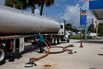 A Chevron gas station in Miami, Florida. 