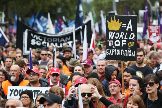 Wage Anger Spills Onto Australia's Streets as Union Leader Eyes Power