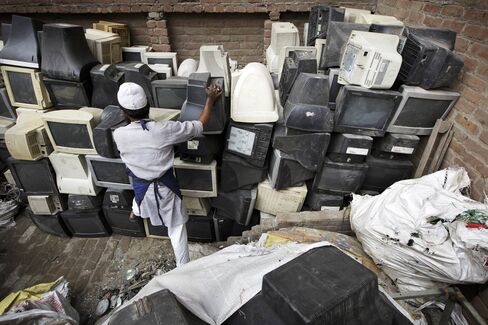 E-waste Sorted On The Streets Of The Capital
