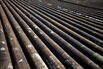 Drill pipes at a shale site in the US.