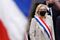 French Far-Right Party Leader Marine Le Pen Attends 76th Anniversary Since WWII End