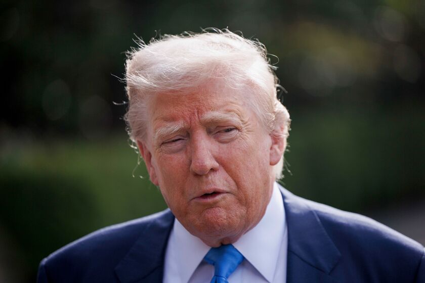 President Trump Departs White House For Rome