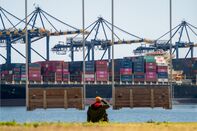 Operations At The Ports of Los Angeles And Long Beach After Trump Unveils Global Tariffs