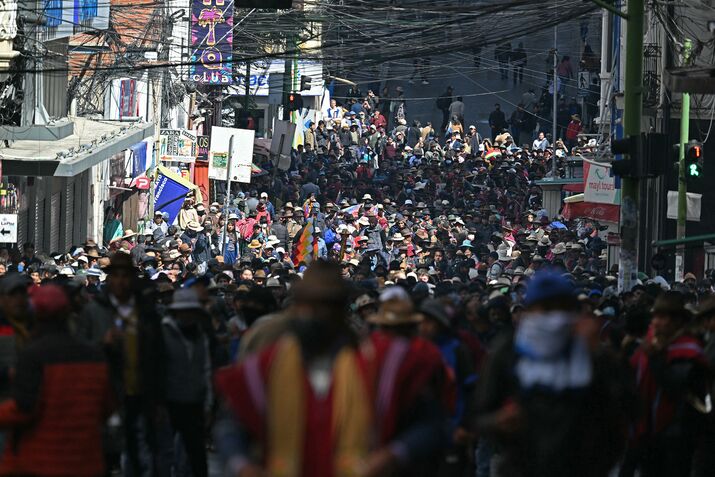 BOLIVIA-POLITICS-PROTEST