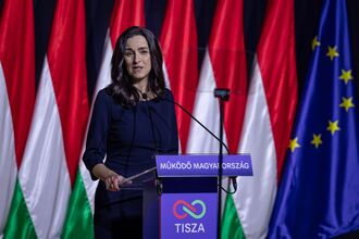 Hungarian Opposition Leader Peter Magyar Delivers Annual Review Speech