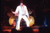 Elvis Presley in concert in Las Vegas