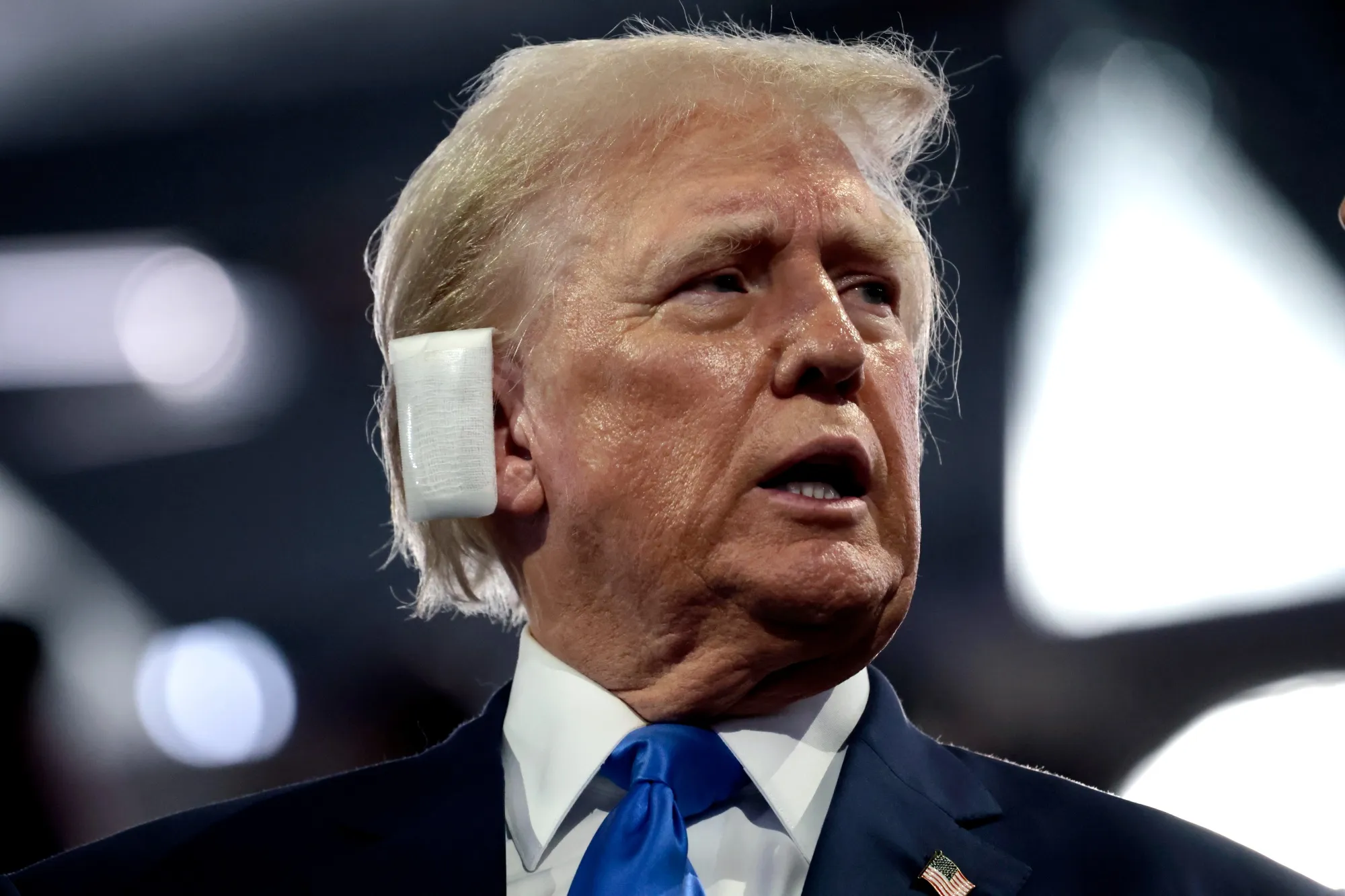 Former US President Donald Trump during the Republican National Convention&nbsp;on&nbsp;July 16.