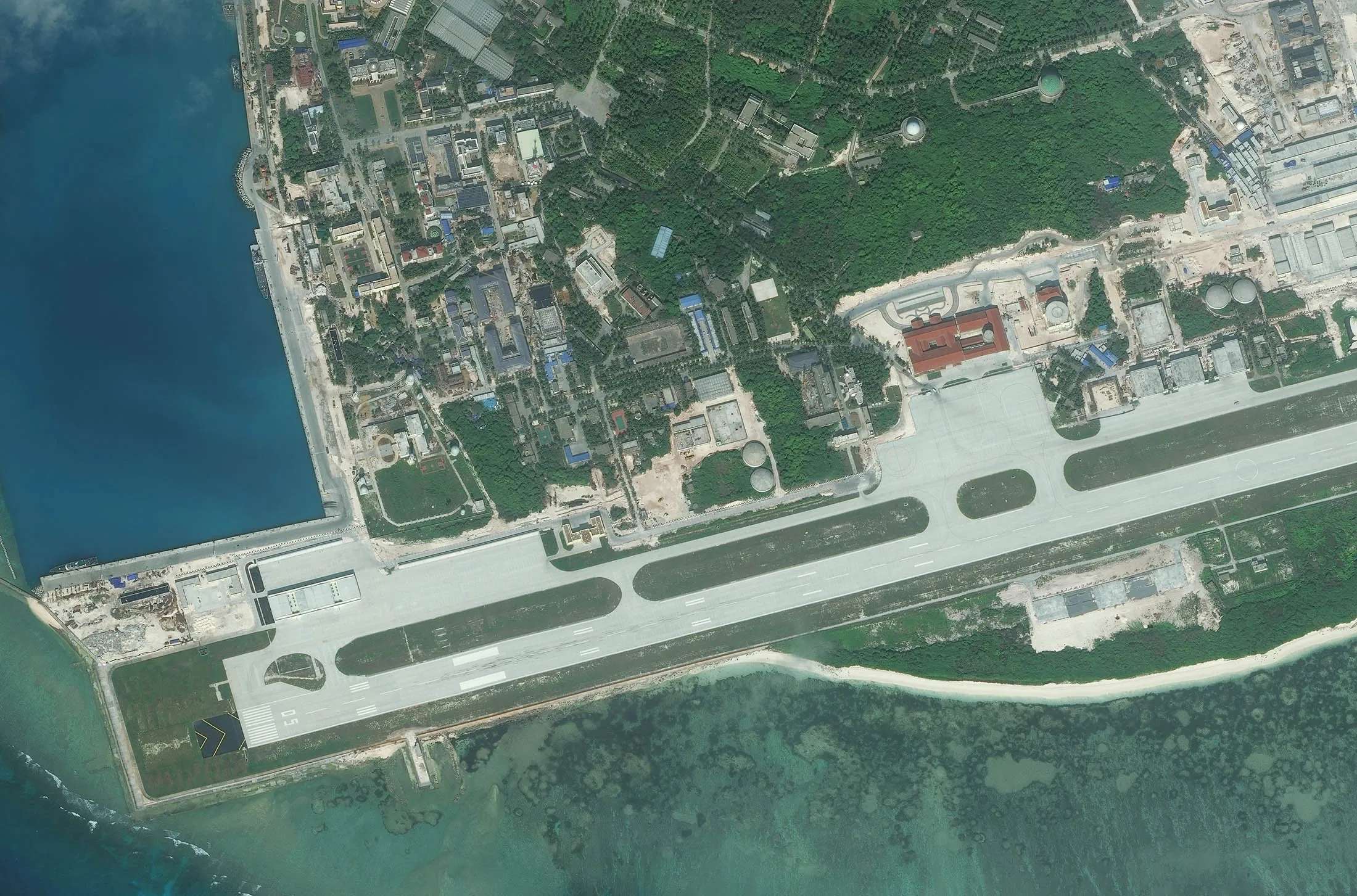 Woody Island in South China Sea.
