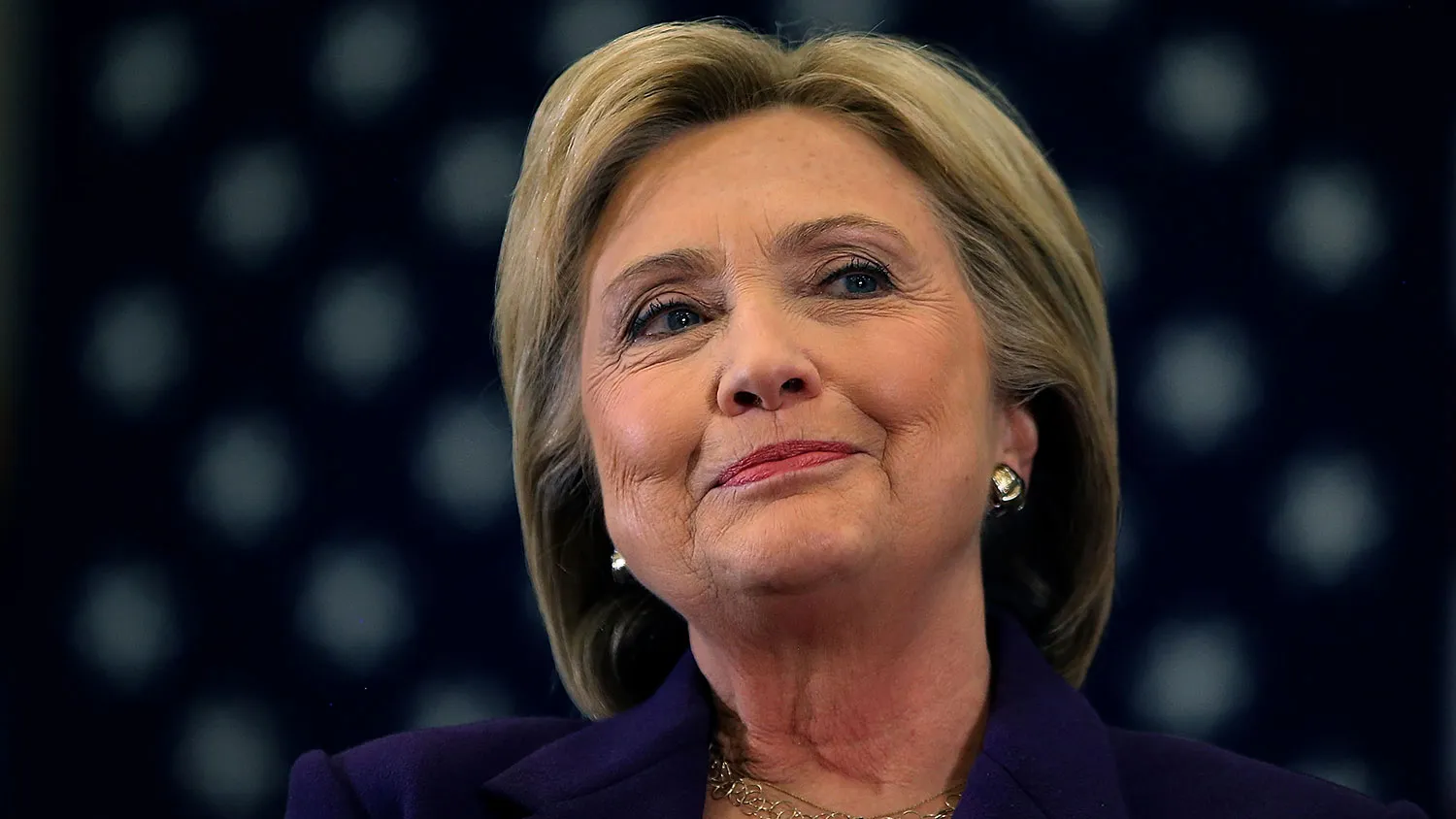 Democratic presidential candidate Hillary Clinton looks on during a campaign event on Feb. 2, 2016, in Hampton, New Hampshire.
