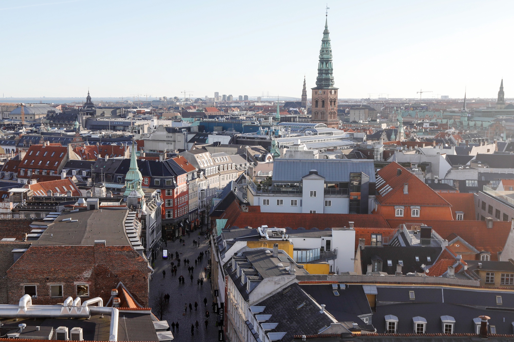 Copenhagen’s skyline.